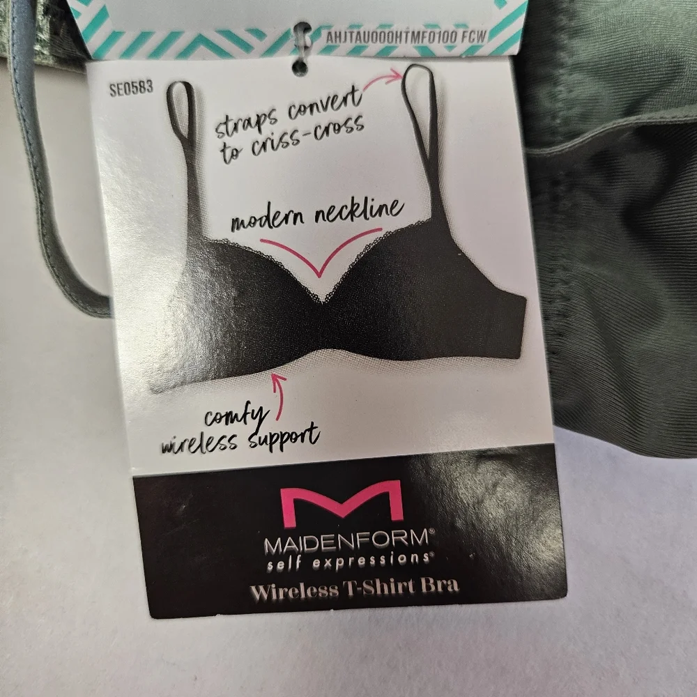 Maidenform 36C Wireless T Shirt Bra‎